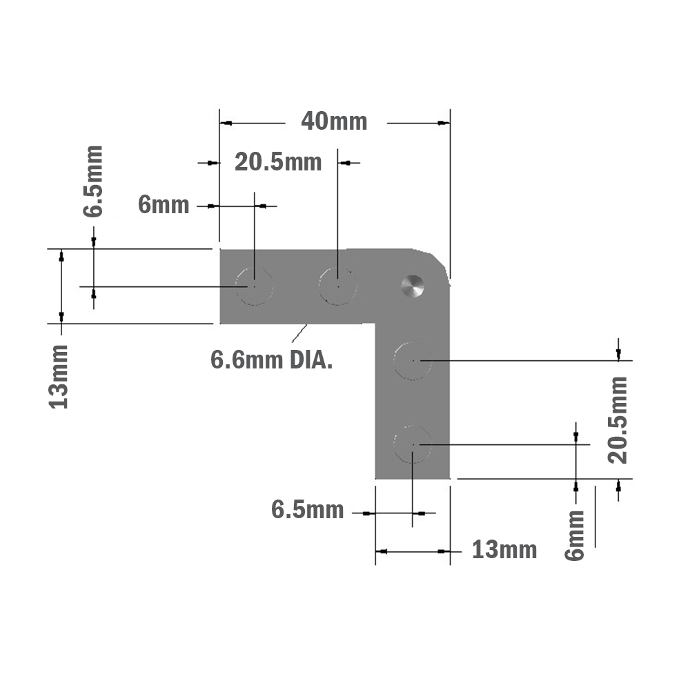 41-200-0 MODULAR SOLUTIONS ALUMINUM HINGE<br>MITER CONNECTOR - SCISSOR MITER CONNECTOR NO DRILLING